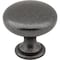 Elements 1-3/16" Diameter Gun Metal Madison Cabinet Mushroom Knob 3910-DACM - alternate 1